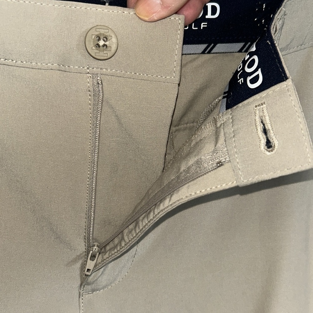 IZOD Golf Khaki Straight Front Pants Size 36X32 - Picture 6 of 9